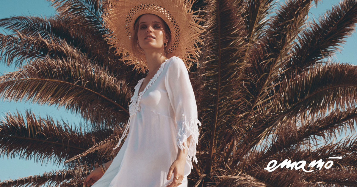 Kaftani, shorts, vestiti. Scopri la beach couture Emamò